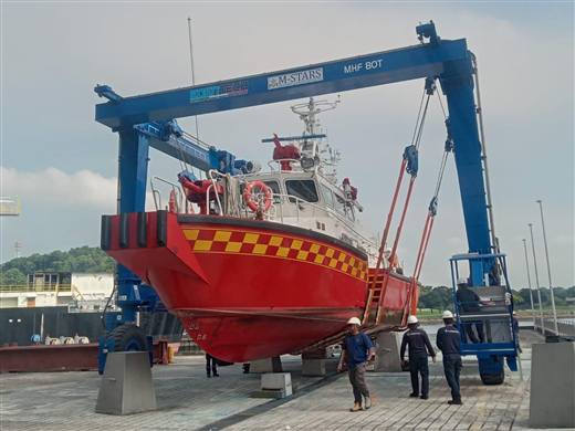 Two Marine Hoists 80 t and one 50 t — coast guard