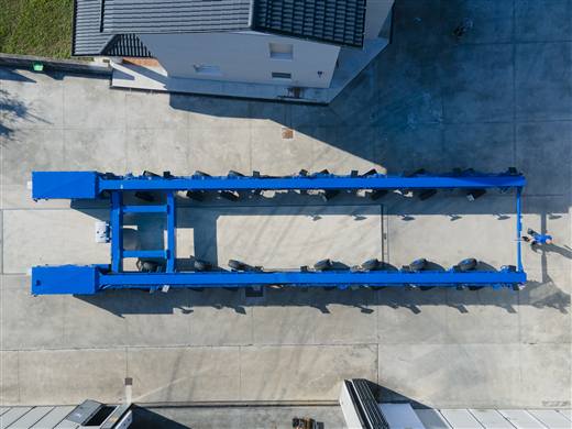 Boat trailer 200 t for boats and catamarans