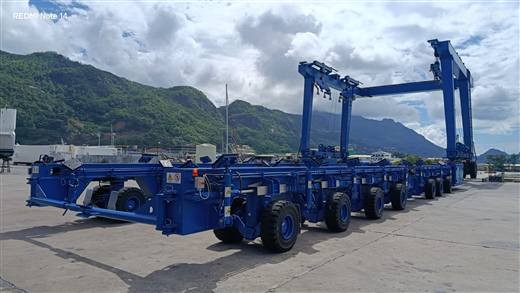 Boat trailer 200 t for boats and catamarans